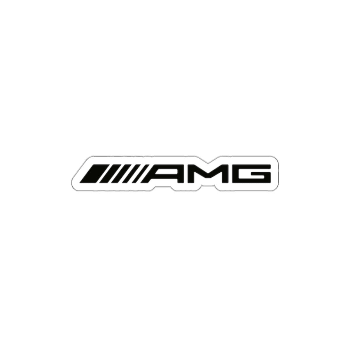 Mercedes-AMG Logo Die-Cut Sticker – Premium Matte Finish