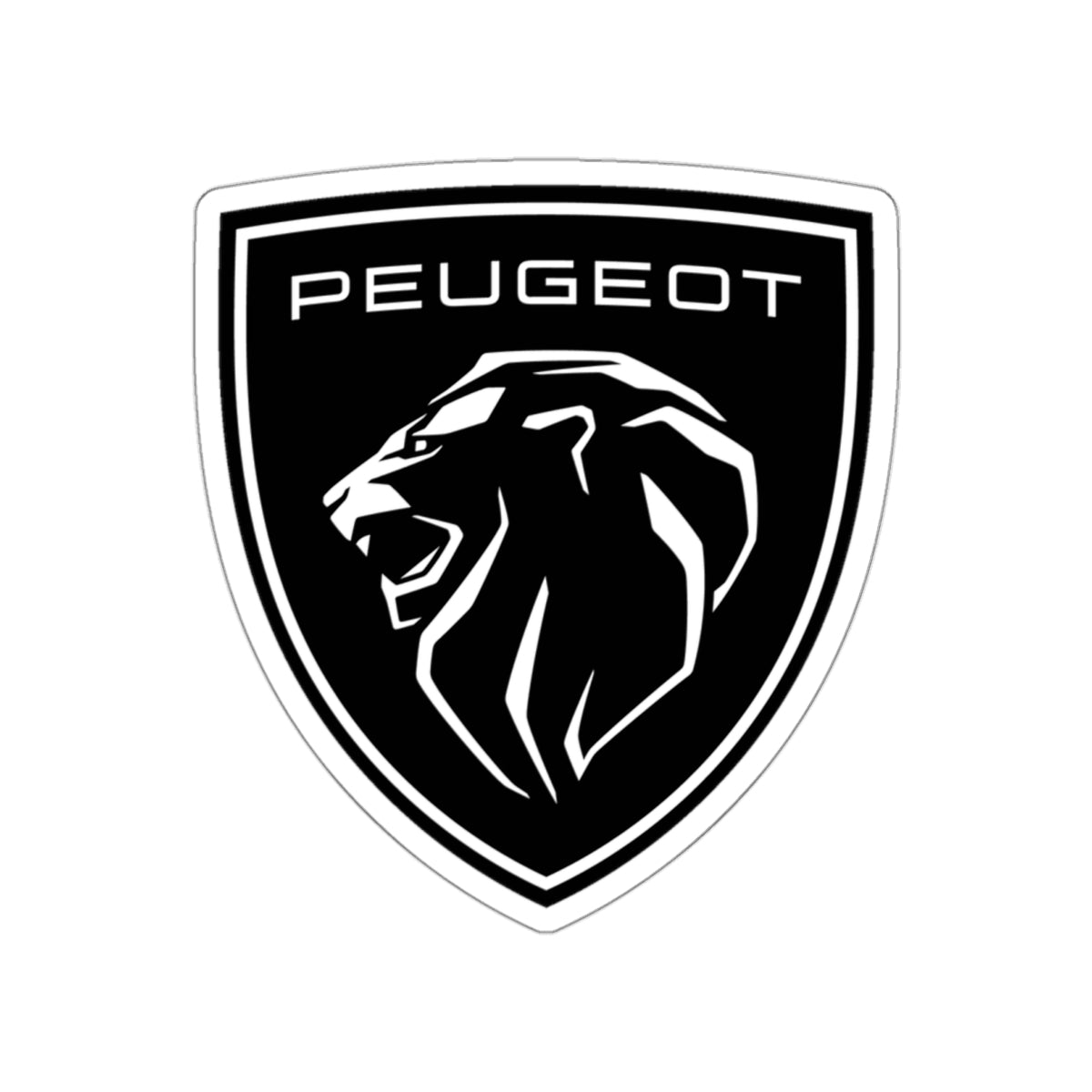 Peugeot Logo Die-Cut Sticker