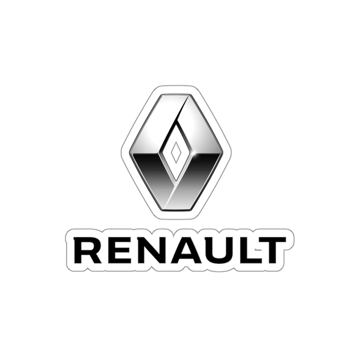 Alternative Renault Logo Die-Cut Sticker