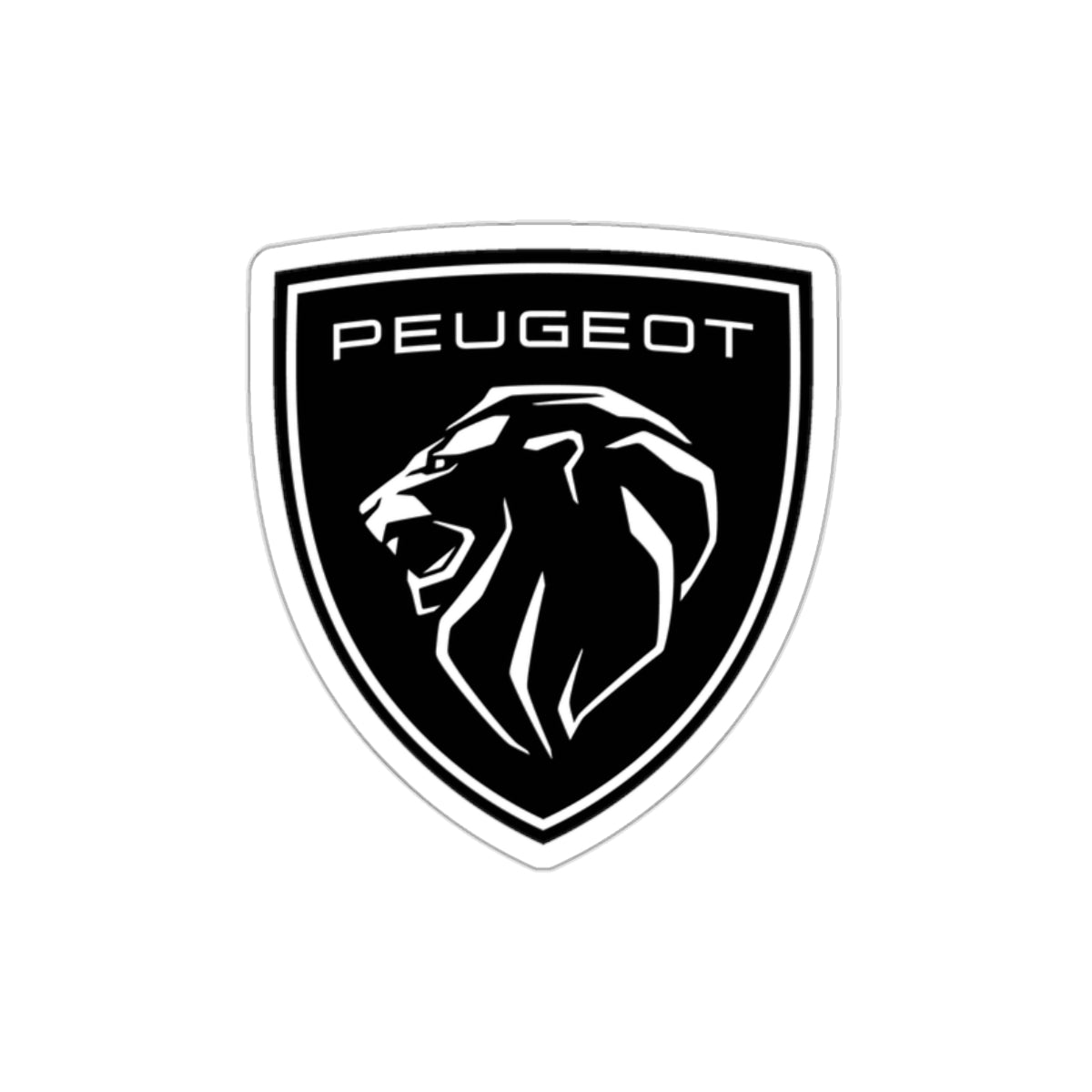 Peugeot Logo Die-Cut Sticker