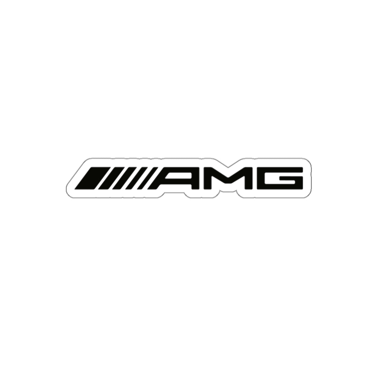 Mercedes-AMG Logo Die-Cut Sticker – Premium Matte Finish