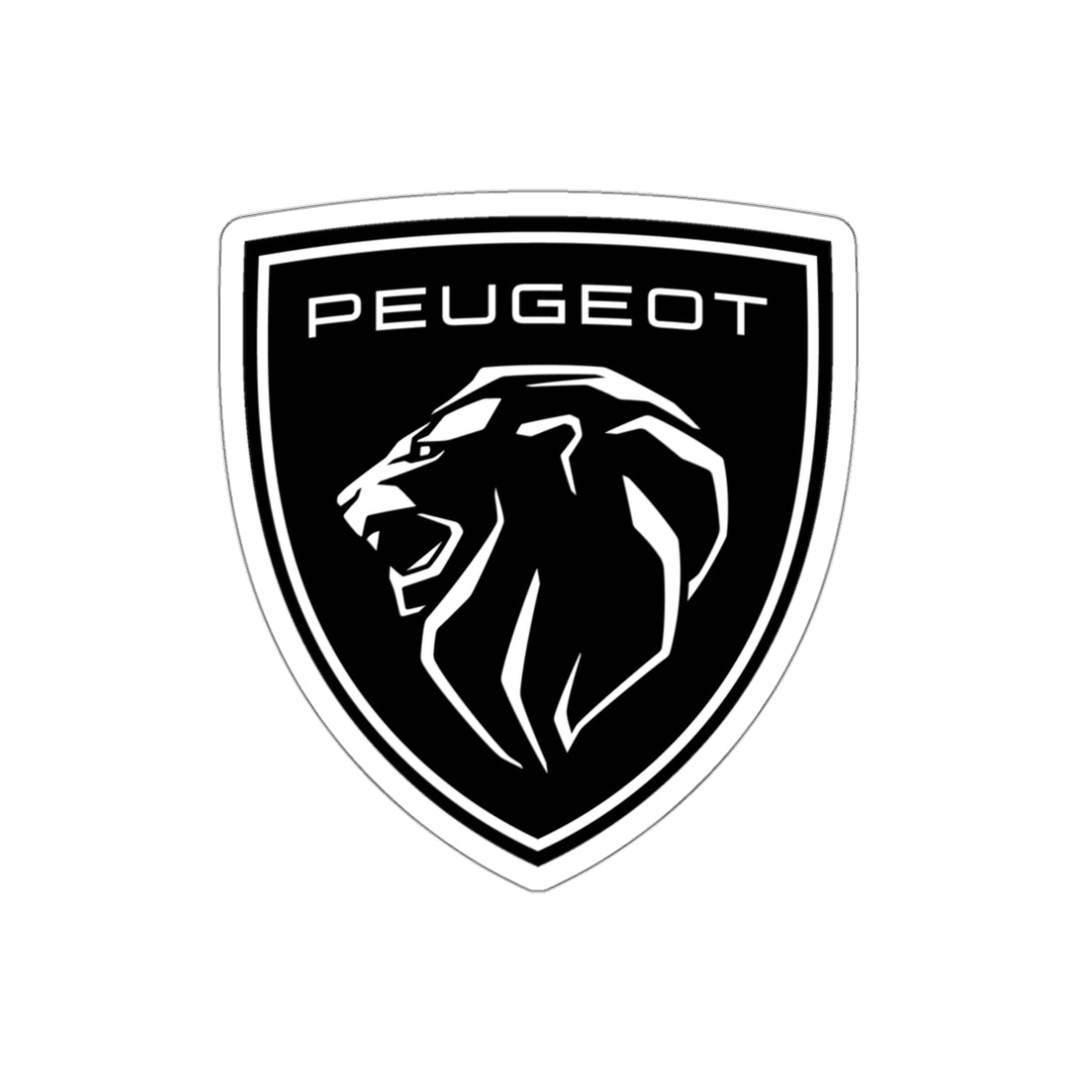 Peugeot Logo Die-Cut Sticker