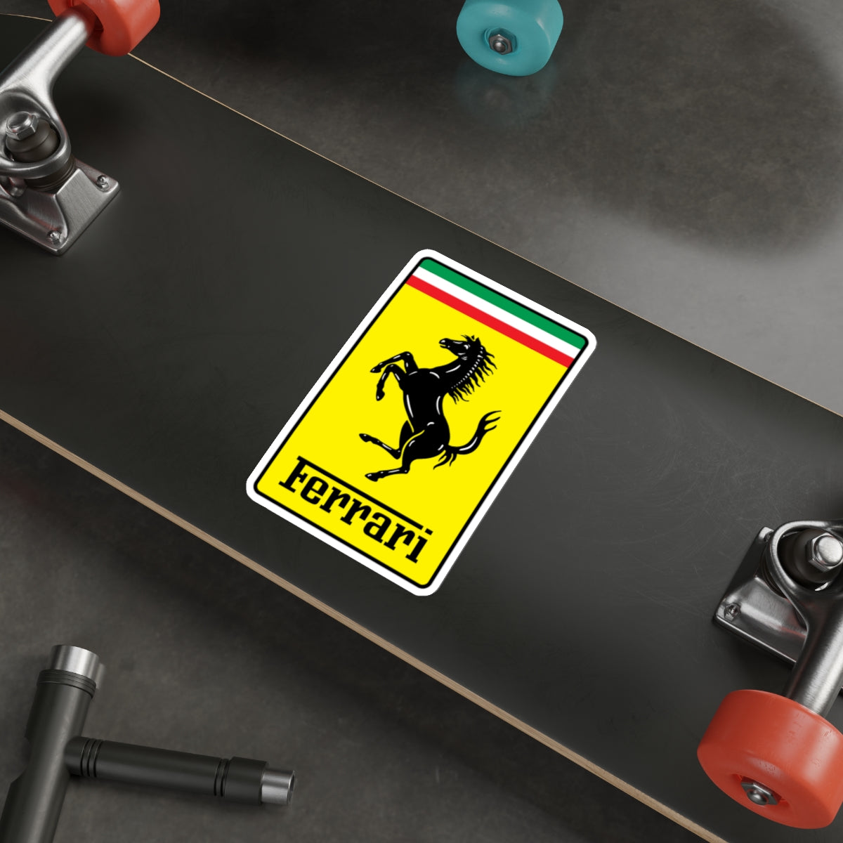 Ferrari Logo – Premium Die-Cut Vinyl Sticker