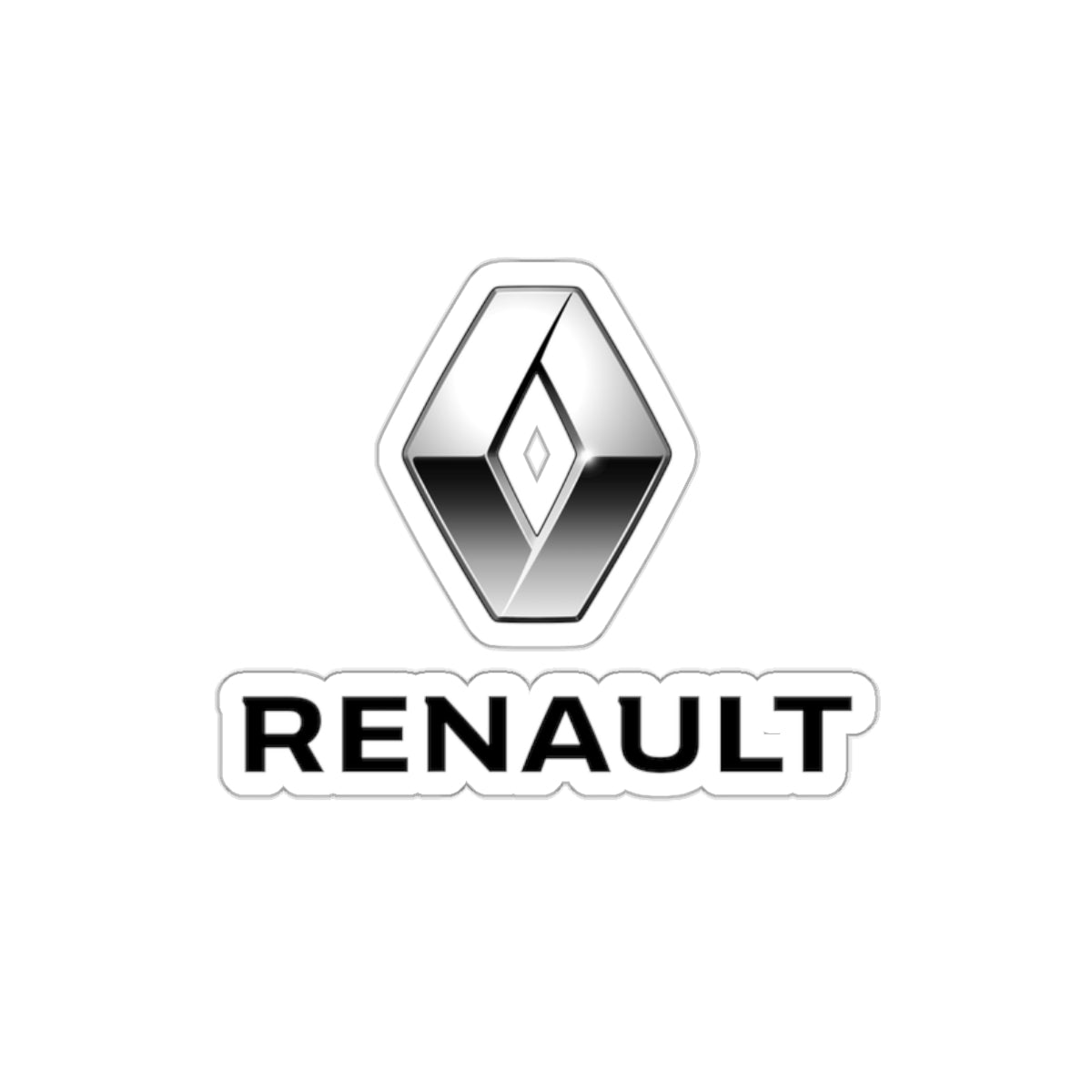 Alternative Renault Logo Die-Cut Sticker