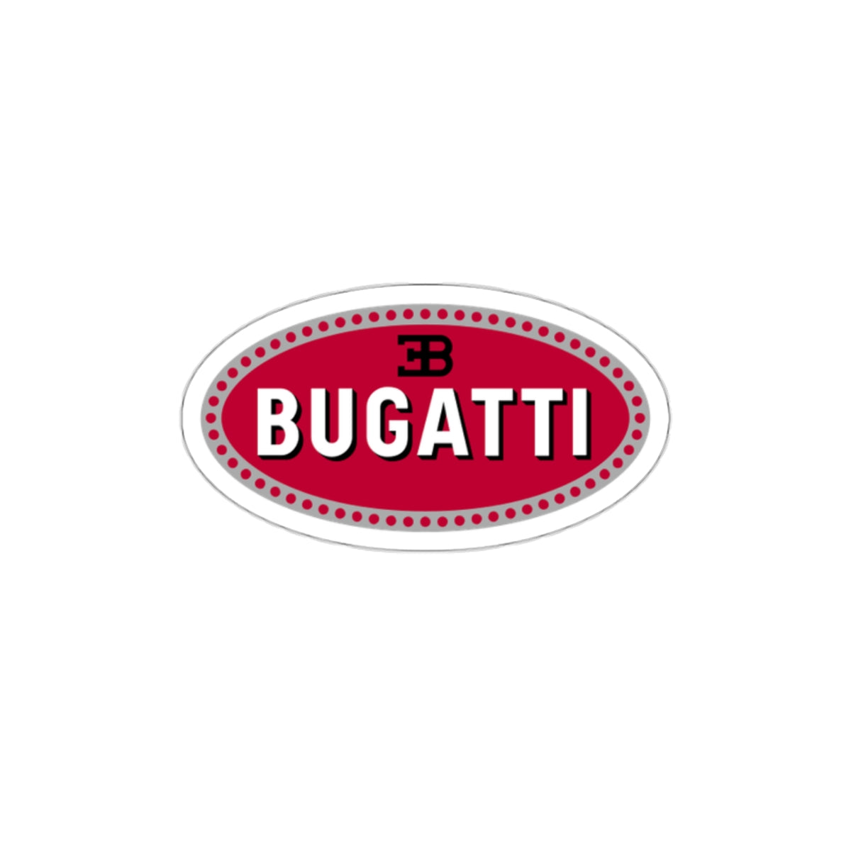 Bugatti Logo Die-Cut Sticker