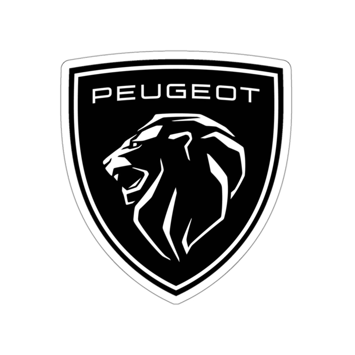 Peugeot Logo Die-Cut Sticker