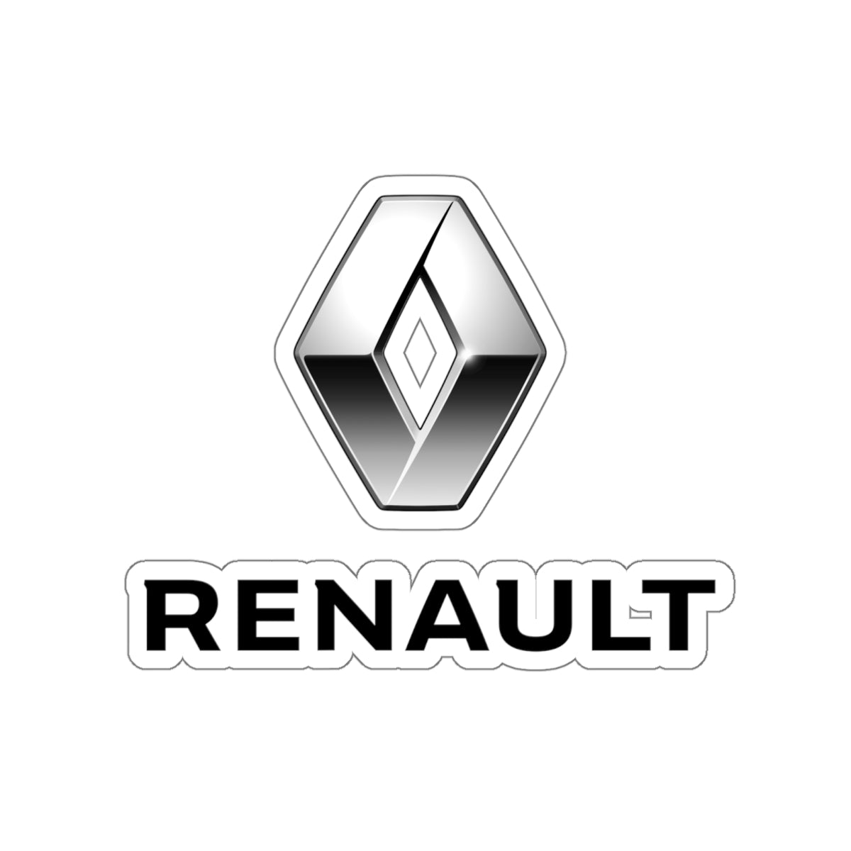 Alternative Renault Logo Die-Cut Sticker