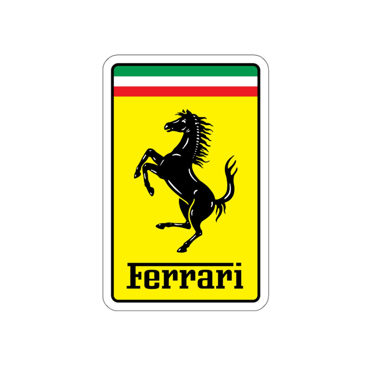 Ferrari Logo – Premium Die-Cut Vinyl Sticker