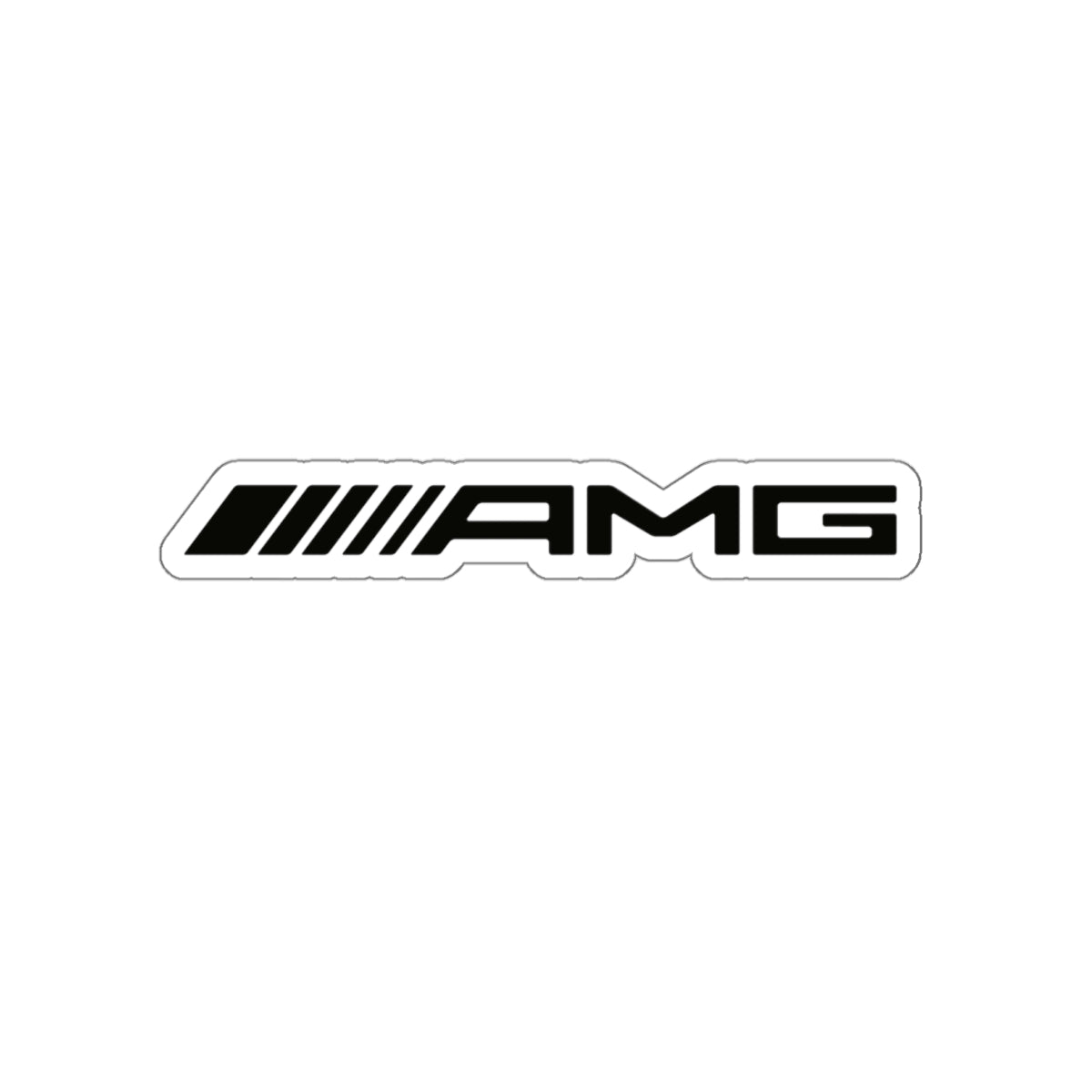 Mercedes-AMG Logo Die-Cut Sticker – Premium Matte Finish