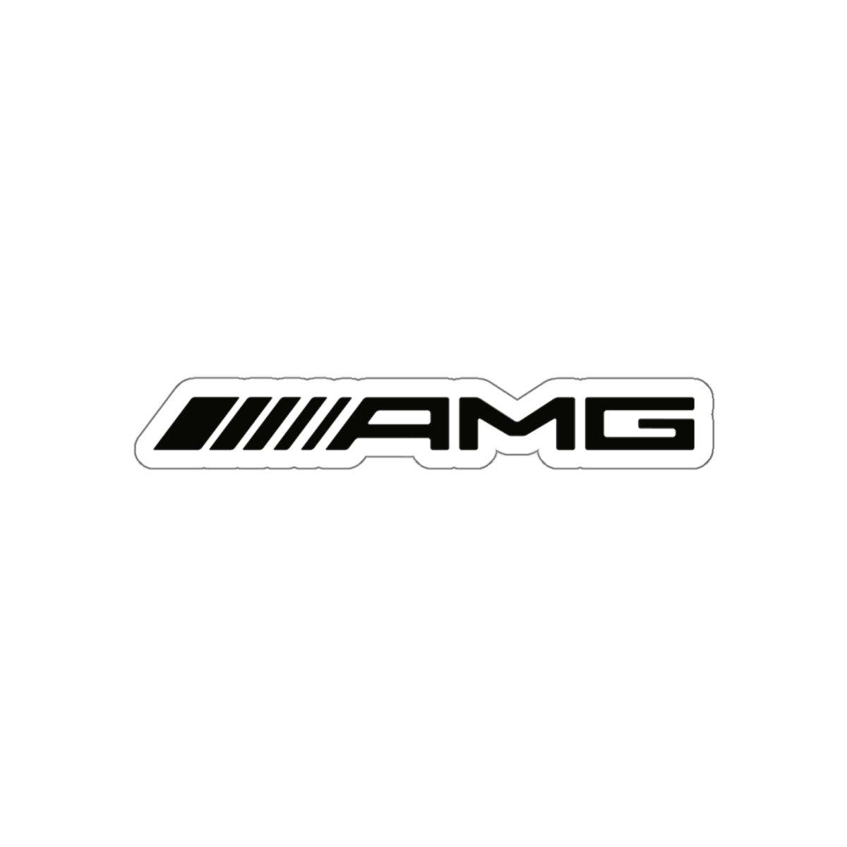 Mercedes-AMG Logo Die-Cut Sticker – Premium Matte Finish