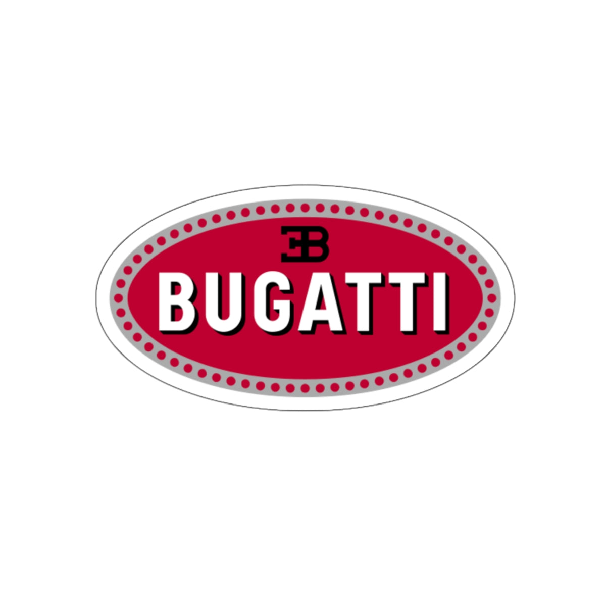 Bugatti Logo Die-Cut Sticker