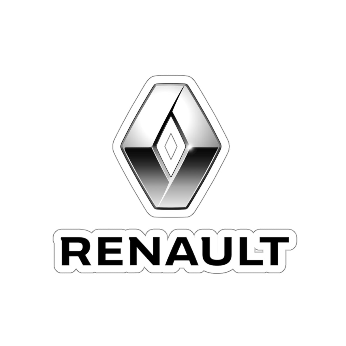 Alternative Renault Logo Die-Cut Sticker