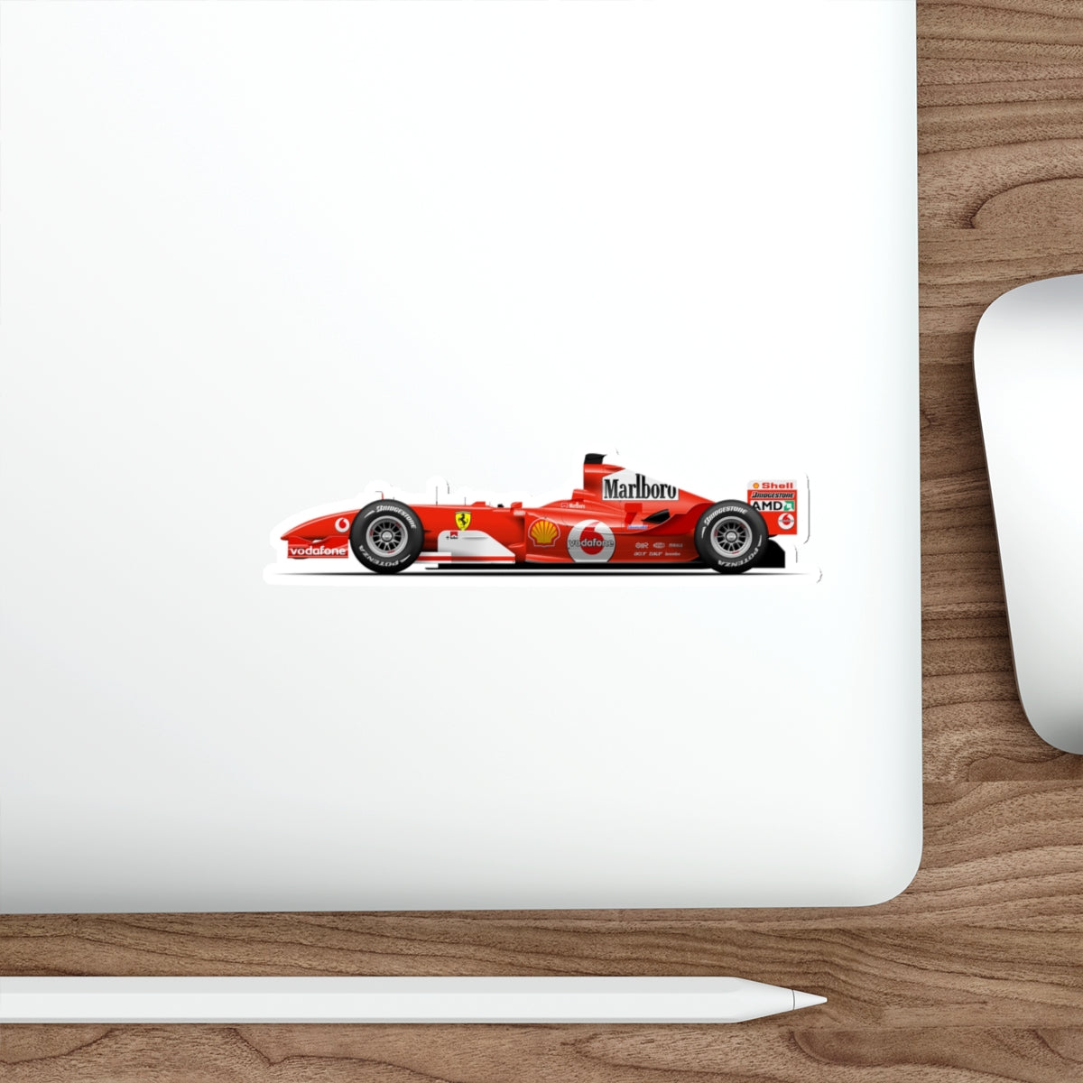 Ferrari F2004 – Premium Die-Cut Sticker