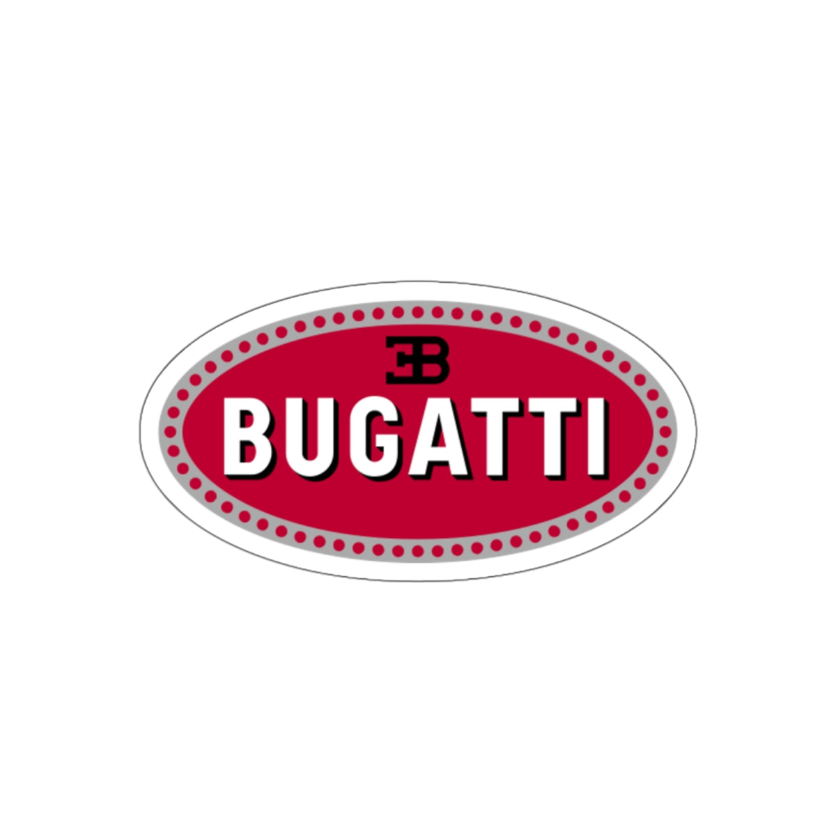Bugatti Logo Die-Cut Sticker