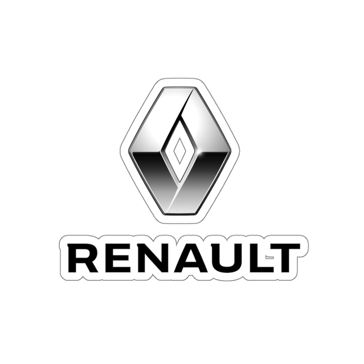 Alternative Renault Logo Die-Cut Sticker