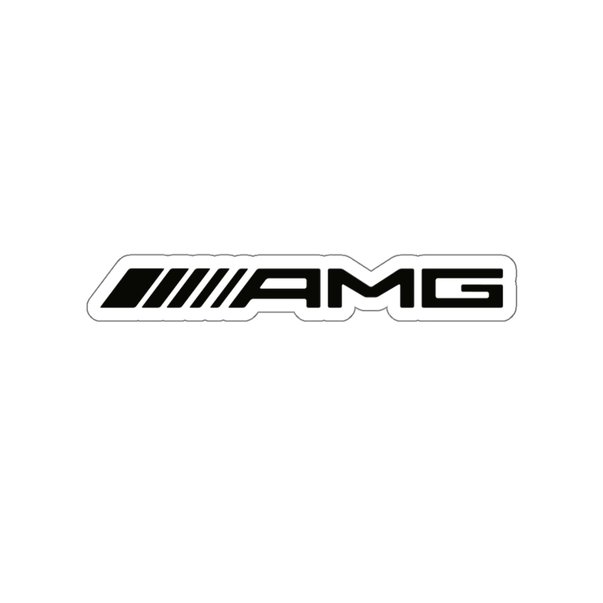 Mercedes-AMG Logo Die-Cut Sticker – Premium Matte Finish