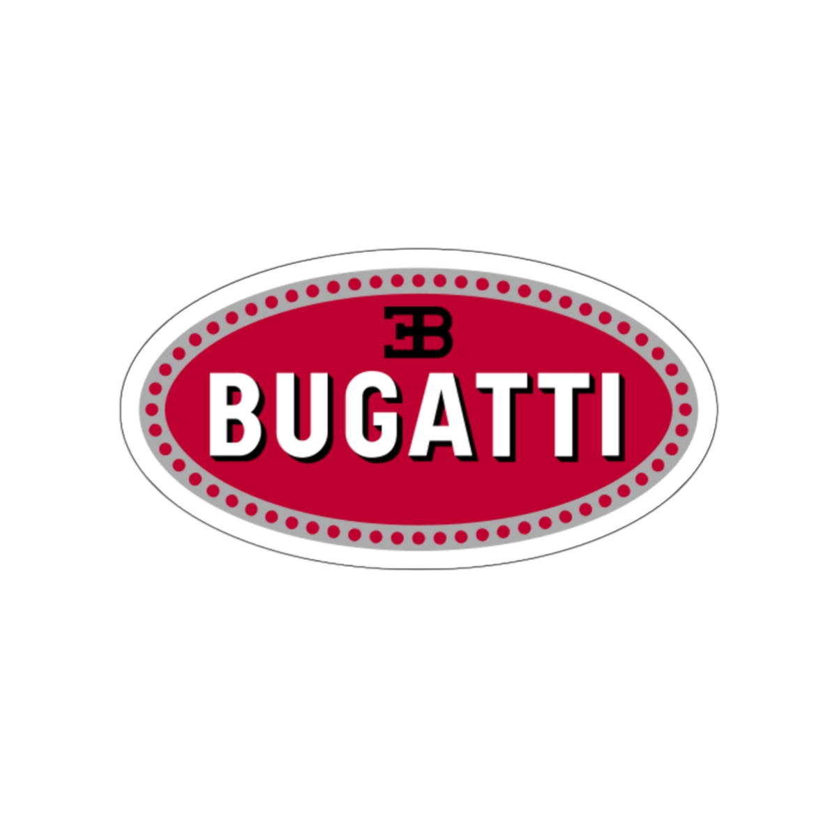 Bugatti Logo Die-Cut Sticker