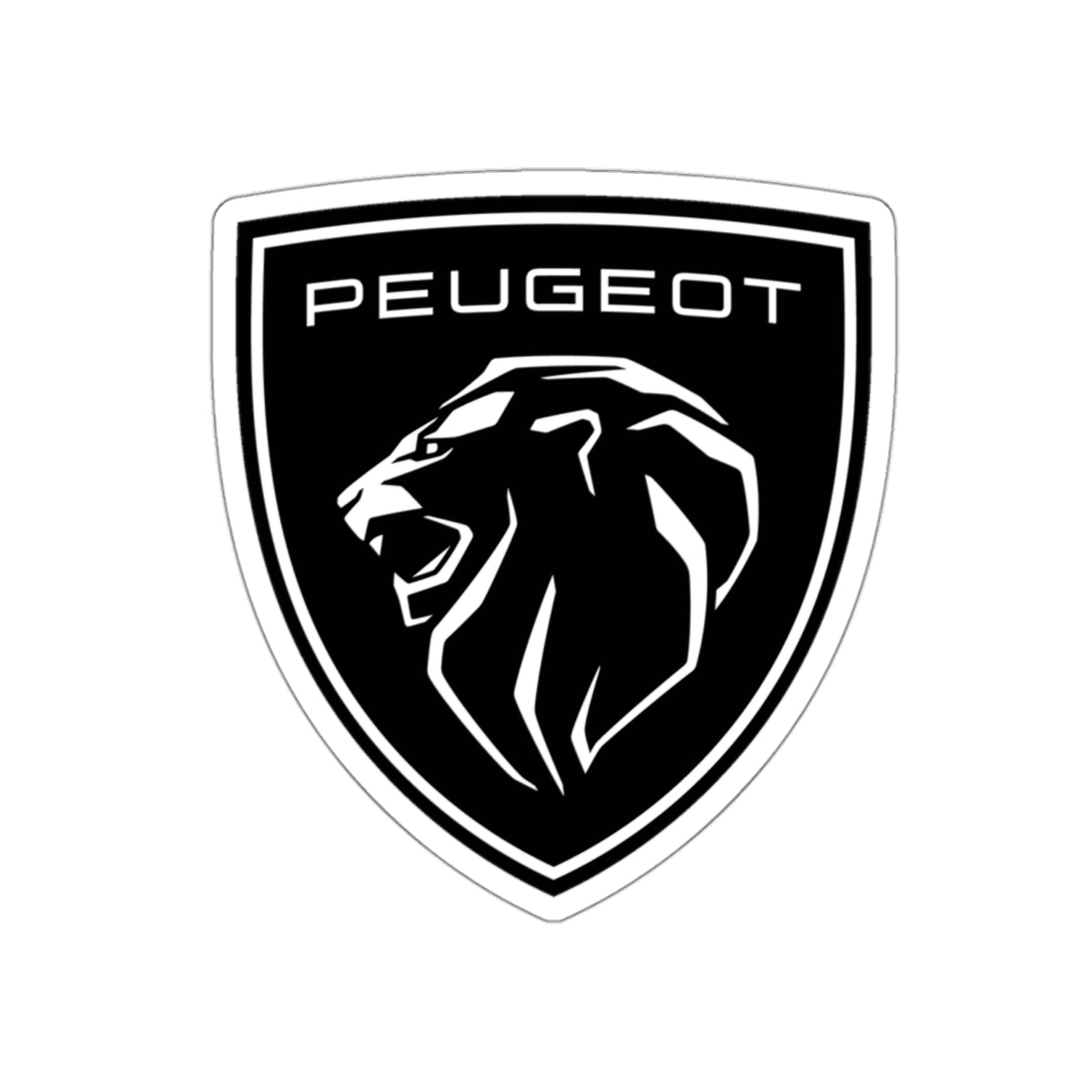 Peugeot Logo Die-Cut Sticker