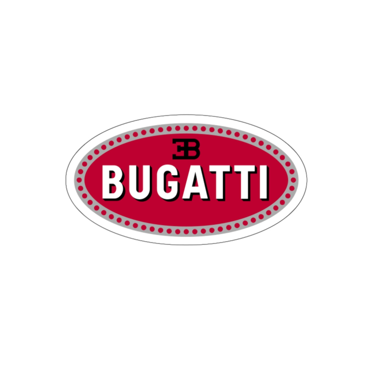 Bugatti Logo Die-Cut Sticker